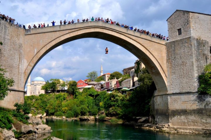 【世界遺産】モスタル旧市街の古い橋の地区