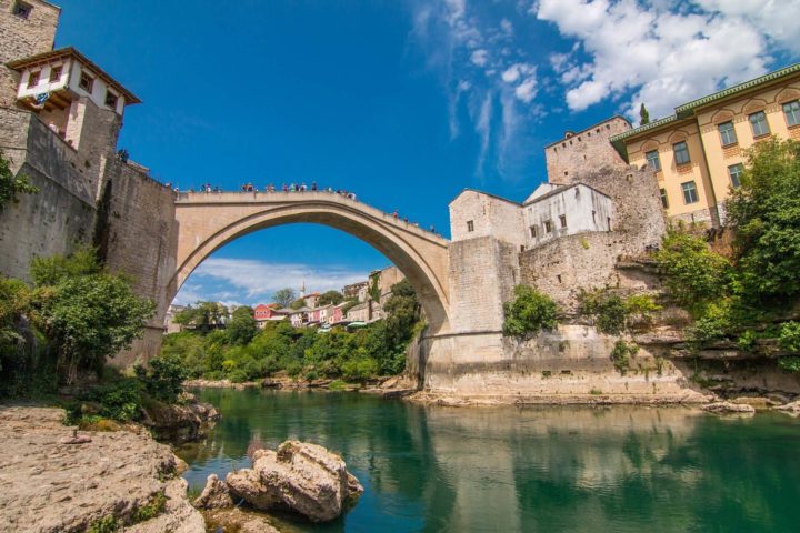 【世界遺産】モスタル旧市街の古い橋の地区