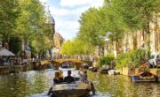 アムステルダムのシンゲル運河の内側にある17世紀の環状運河地域 (2)