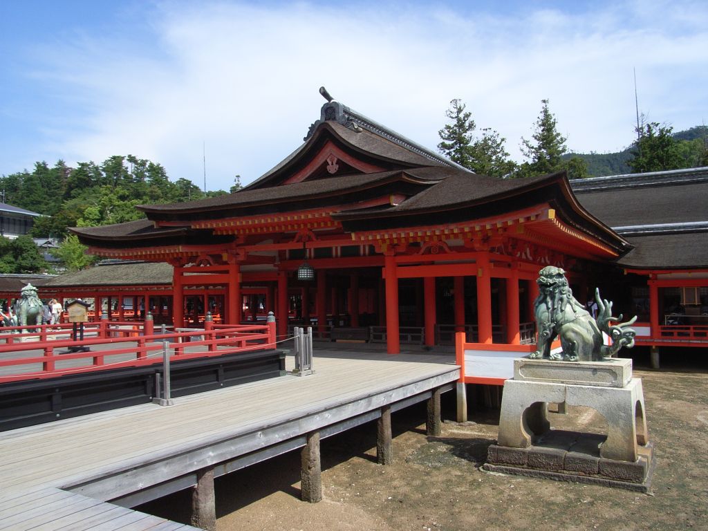 本殿 厳島神社 世界遺産オンラインガイド